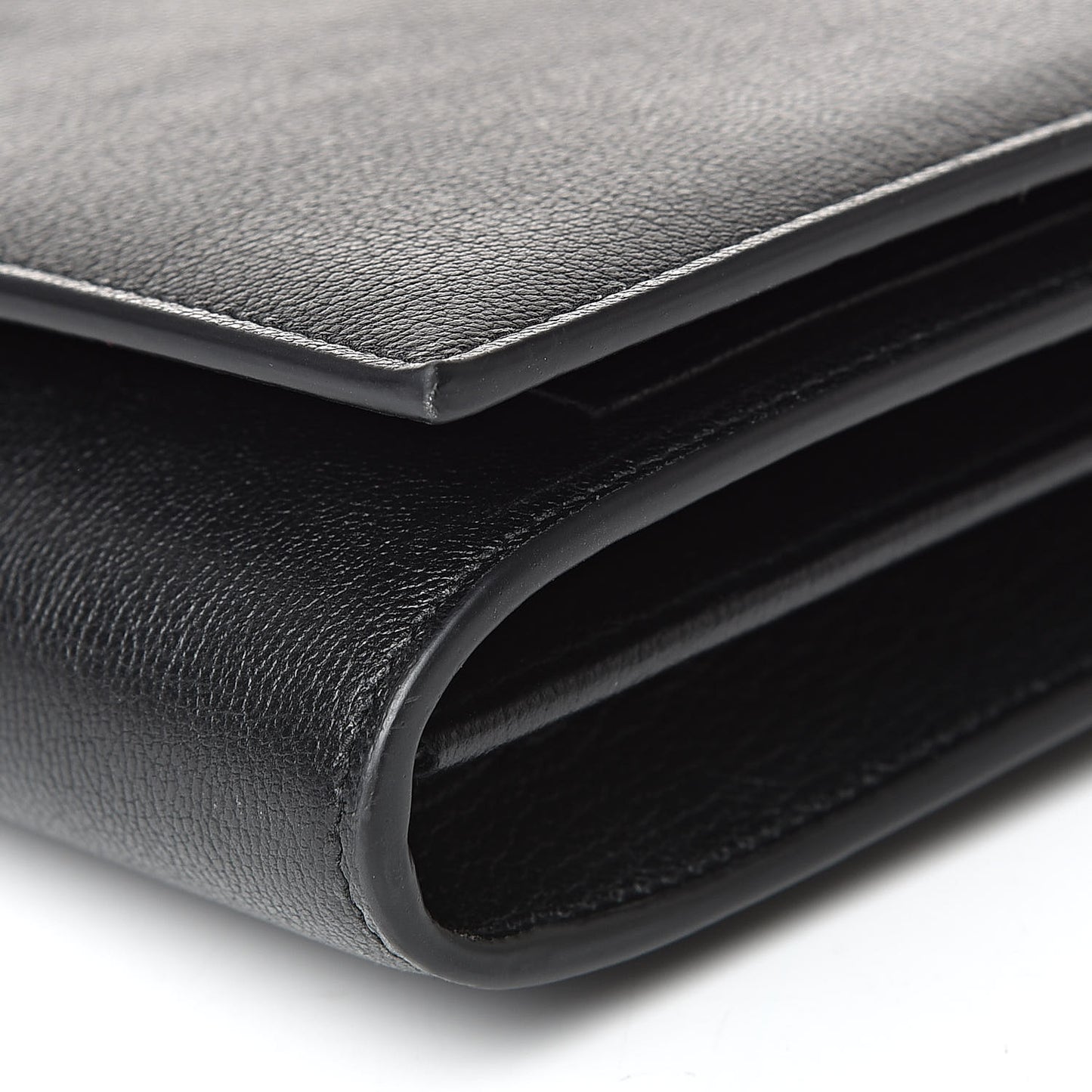 Calfskin Monogram Belle de Jour Chain Clutch Black