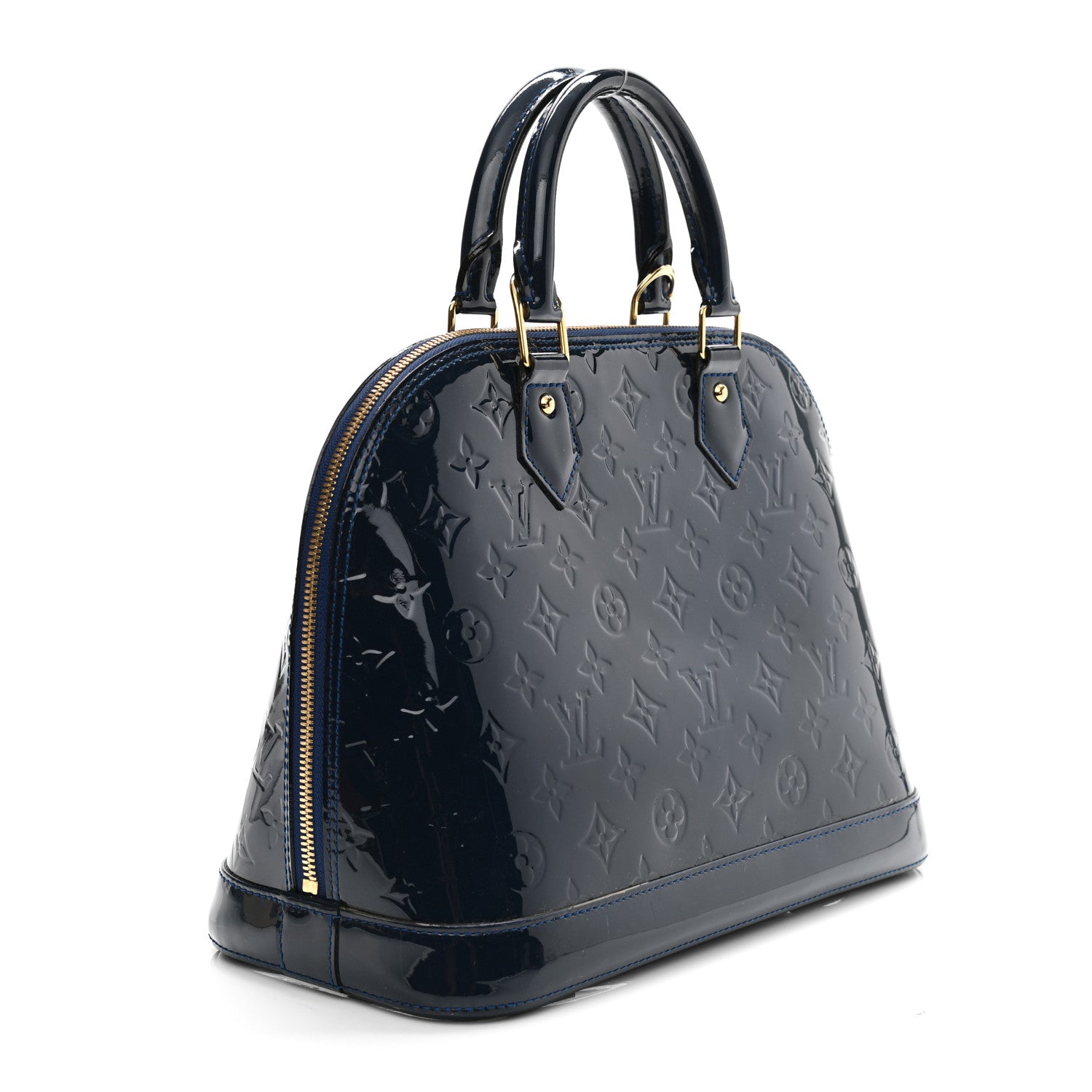Louis Vuitton Vernis Alma PM Grand Blue 3 of 11