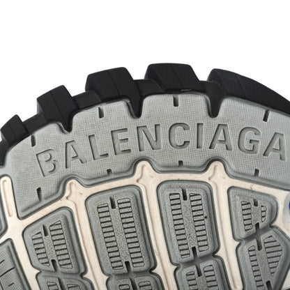 Balenciaga Mesh Nylon Womens Track Sneakers 38 Blue Black 6 of 7