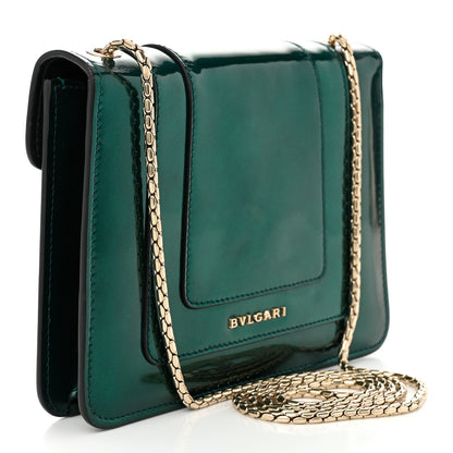 Bulgari Patent Serpenti Forever Crossbody Emerald 4 of 10