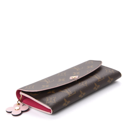 Louis Vuitton Monogram Bloom Flower Emilie Wallet 4 of 10
