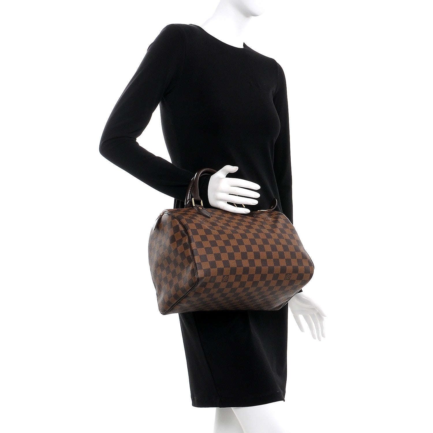 Louis Vuitton Damier Ebene Speedy 30 2 of 7