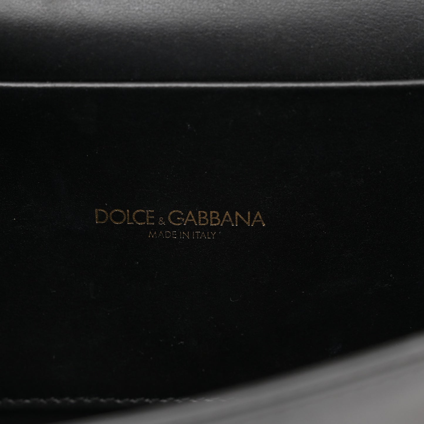 Smooth Calfskin Small Devotion Envelope Top Handle Bag Black