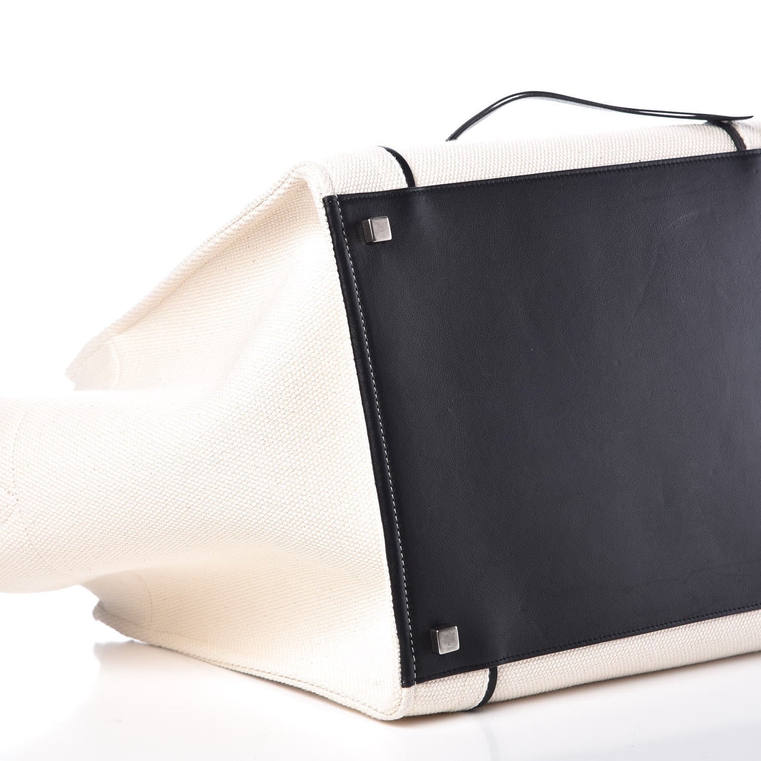 Celine Cotton Canvas Medium Phantom Luggage White 9 of 10