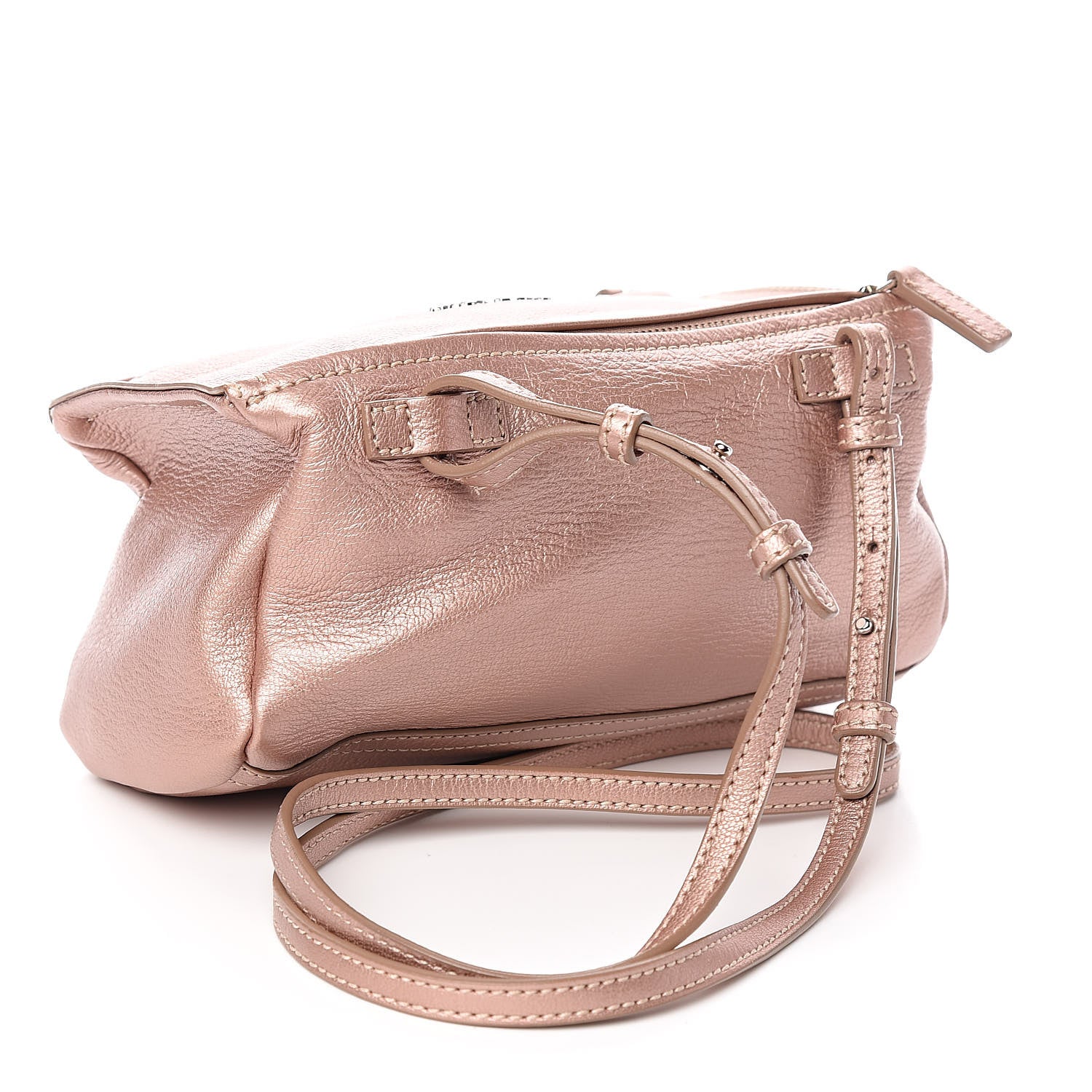 Givenchy Metallic Sugar Goatskin Mini Pandora Light Pink 3 of 11