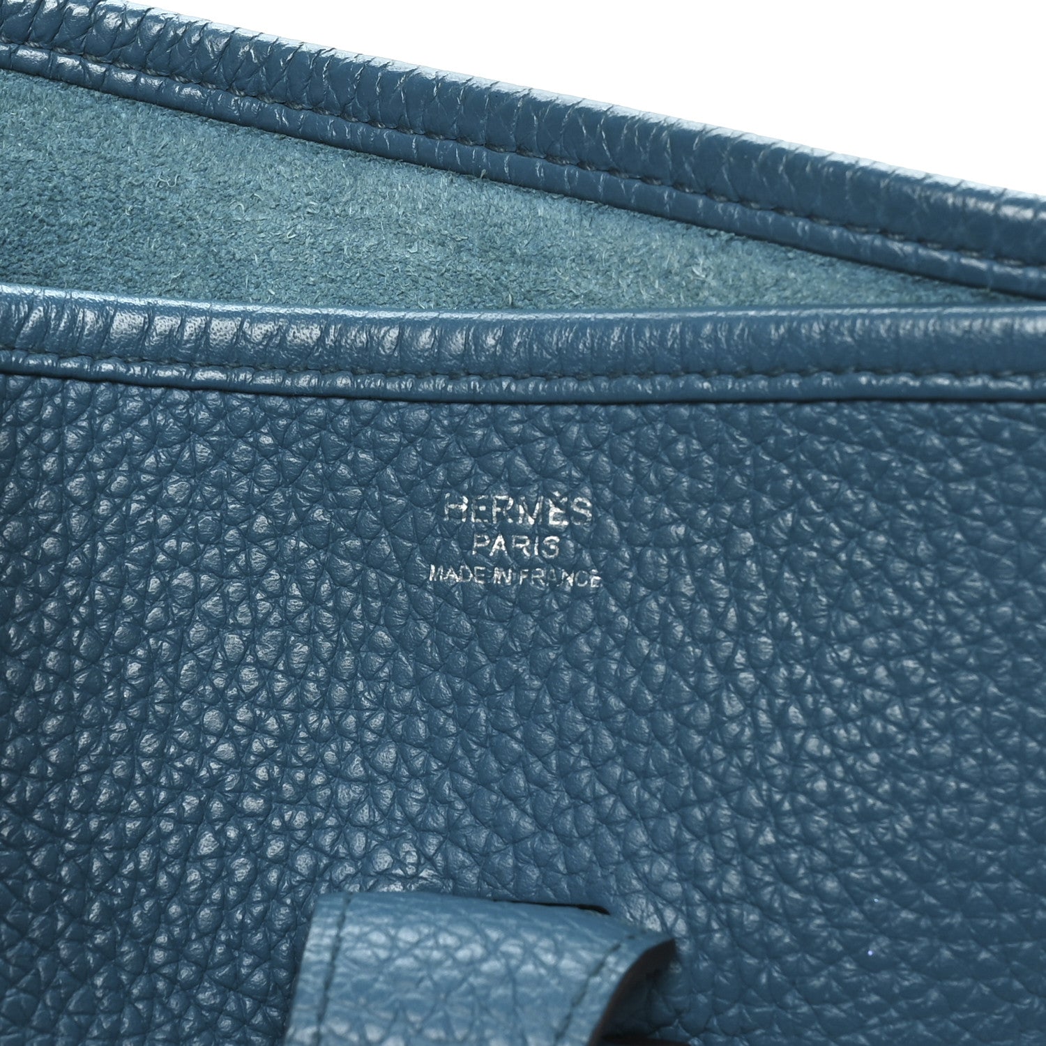 Hermes Taurillon Clemence Evelyne III GM Bleu Izmir 6 of 10