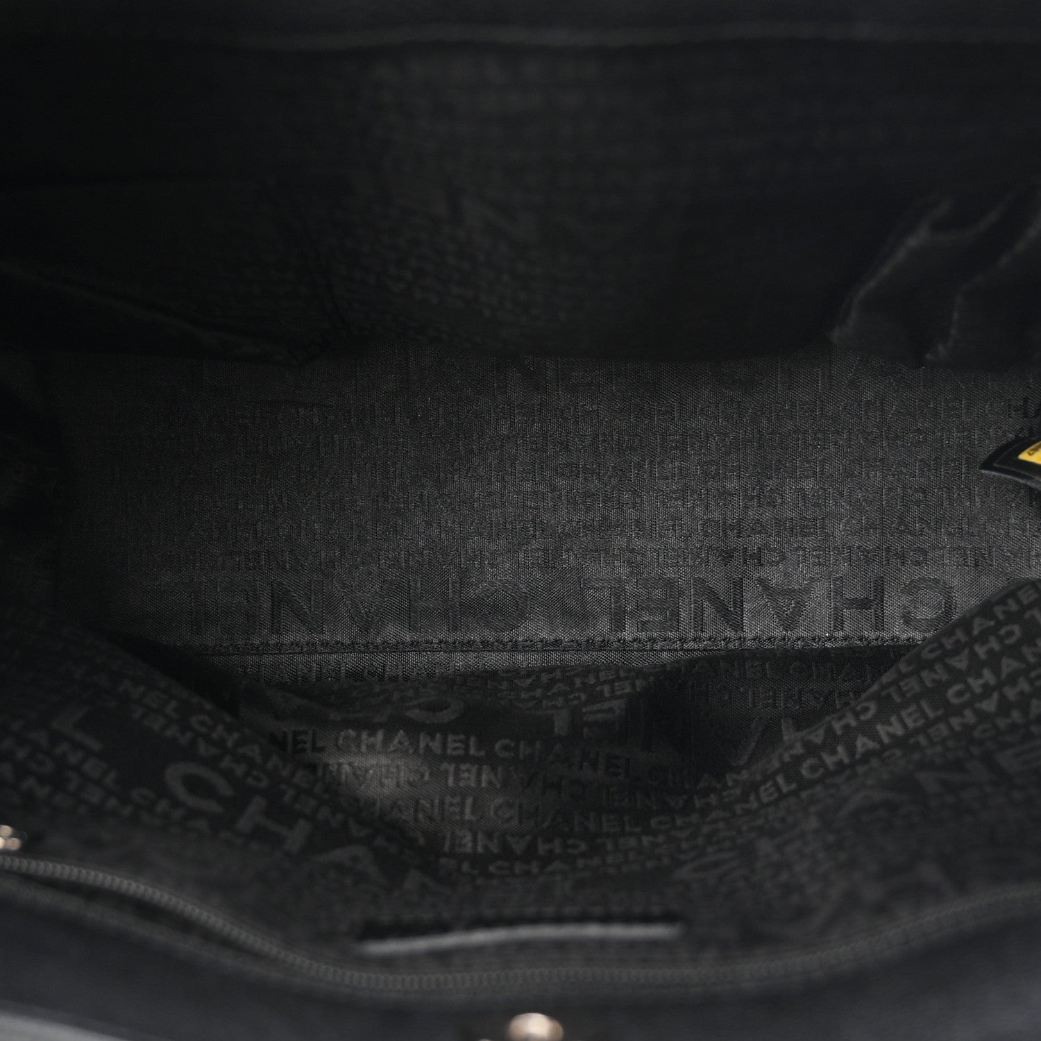 Chanel Caviar Square Stitched Tote Black 5 of 10
