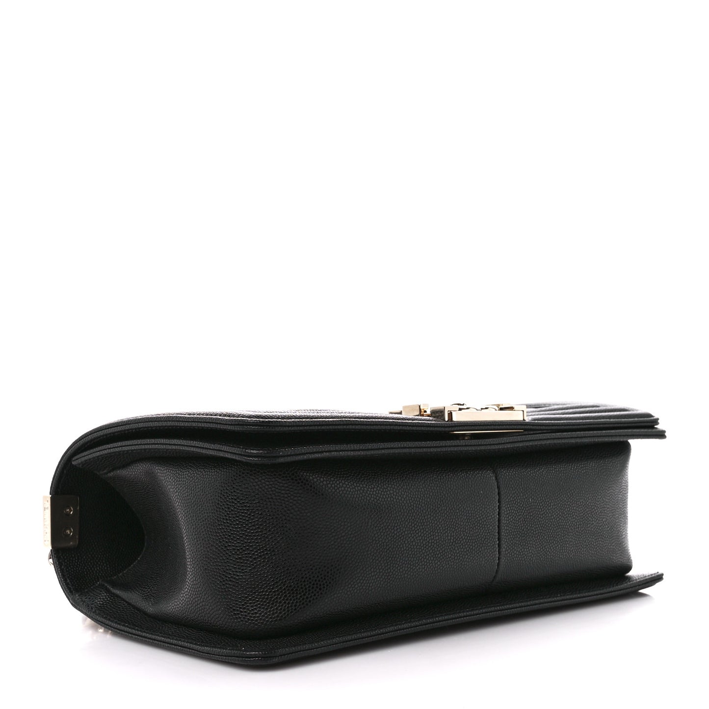 Caviar Quilted Medium Boy Flap Black