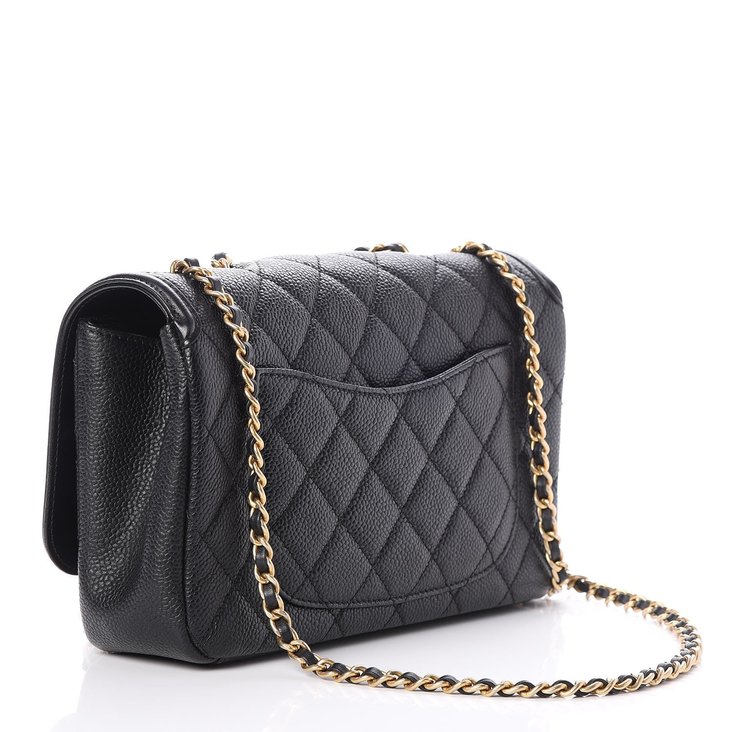 Chanel Caviar Quilted Small CC Filigree Flap Black 3 of 7