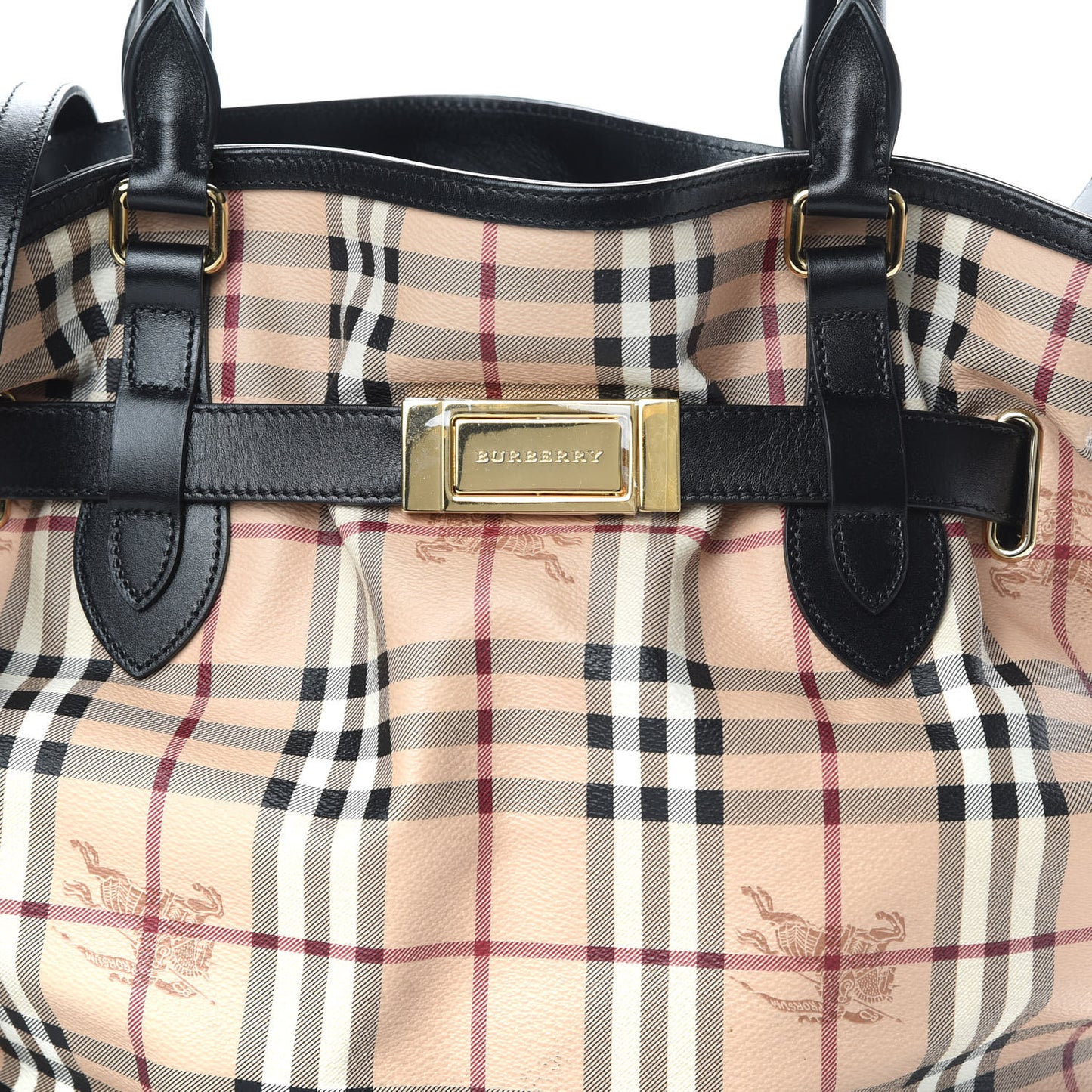 Haymarket Check Medium Golderton Tote Black