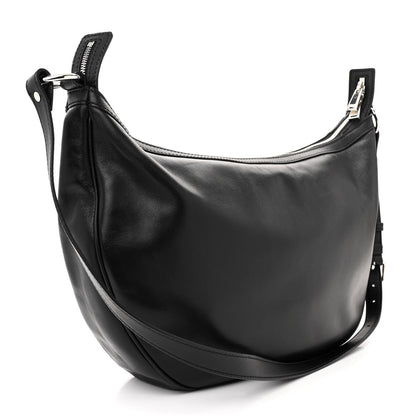 Versace Calfskin Medium Repeat Zip Hobo Black 3 of 12