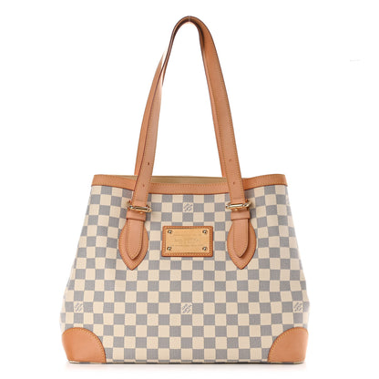 Louis Vuitton Damier Azur Hampstead MM 1 of 13