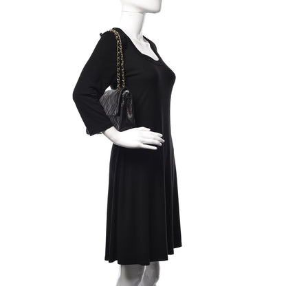 Chanel Lambskin Quilted Medium Double Flap Black 2 of 19