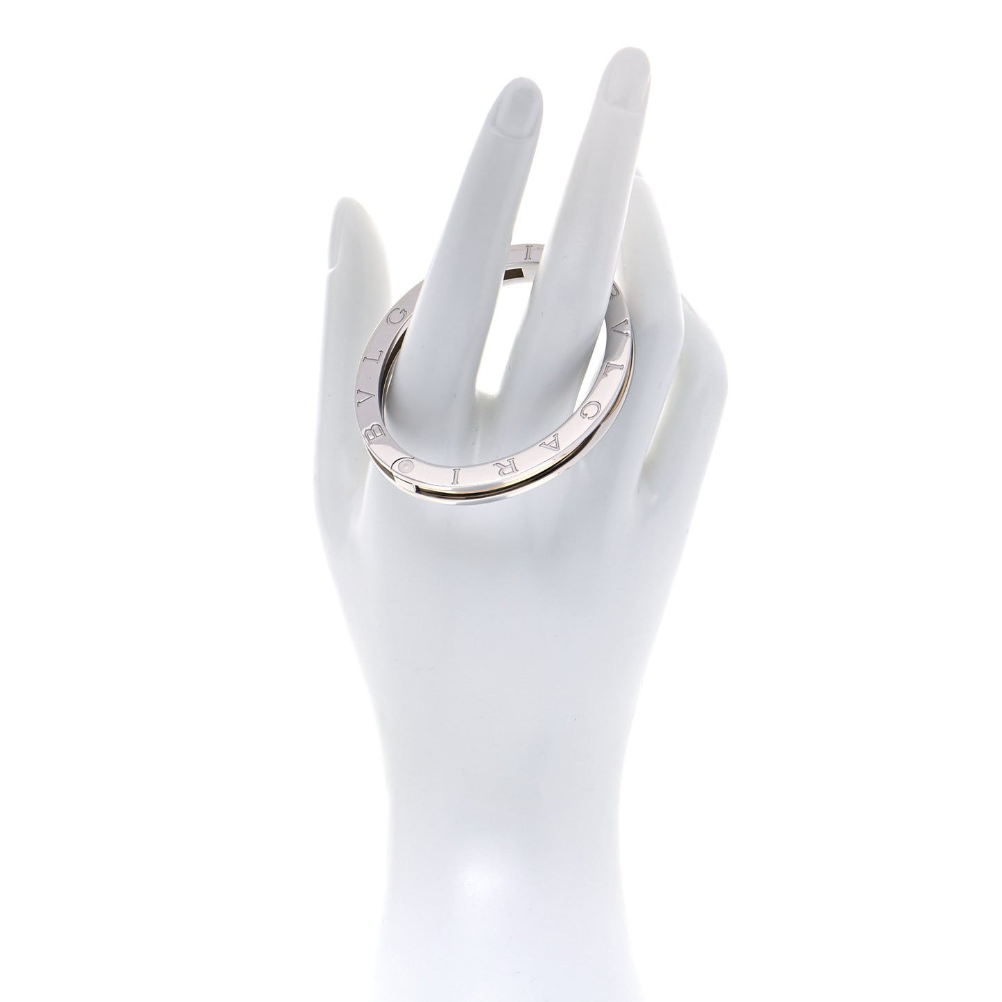 18K Yellow Gold Stainless Steel B.Zero1 Bangle Bracelet