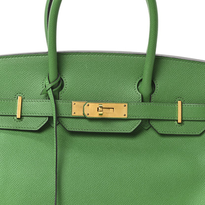 Hermes Epsom Birkin 30 Bambou 8 of 10