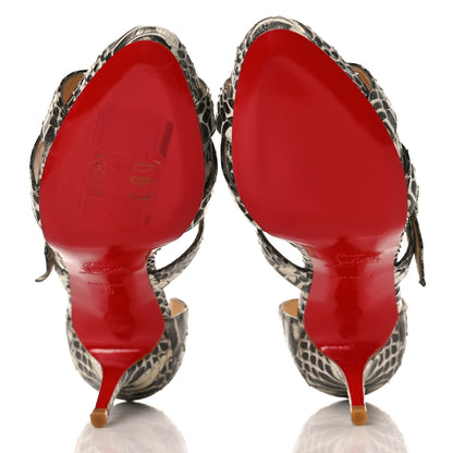 Christian Louboutin Snakeskin Atlanta 85 Sandals 36 6 of 9