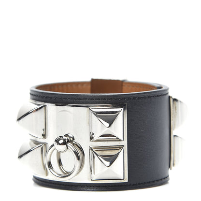 Hermes Chamonix Collier de Chien CDC Bracelet S Black 1 of 5