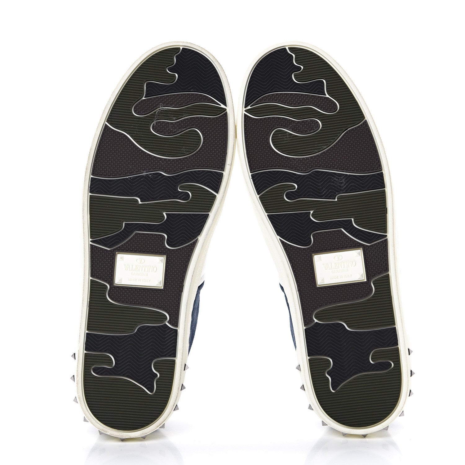 Valentino Garavani Suede Mens Flycrew Sneakers 39 Navy 5 of 8
