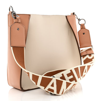Stella McCartney Eco Alter Nappa Perforated Logo Mini Crossbody Beige 3 of 10