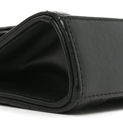 Chanel Lambskin Quilted Mini Trendy CC Chain Wallet Black 9 of 10