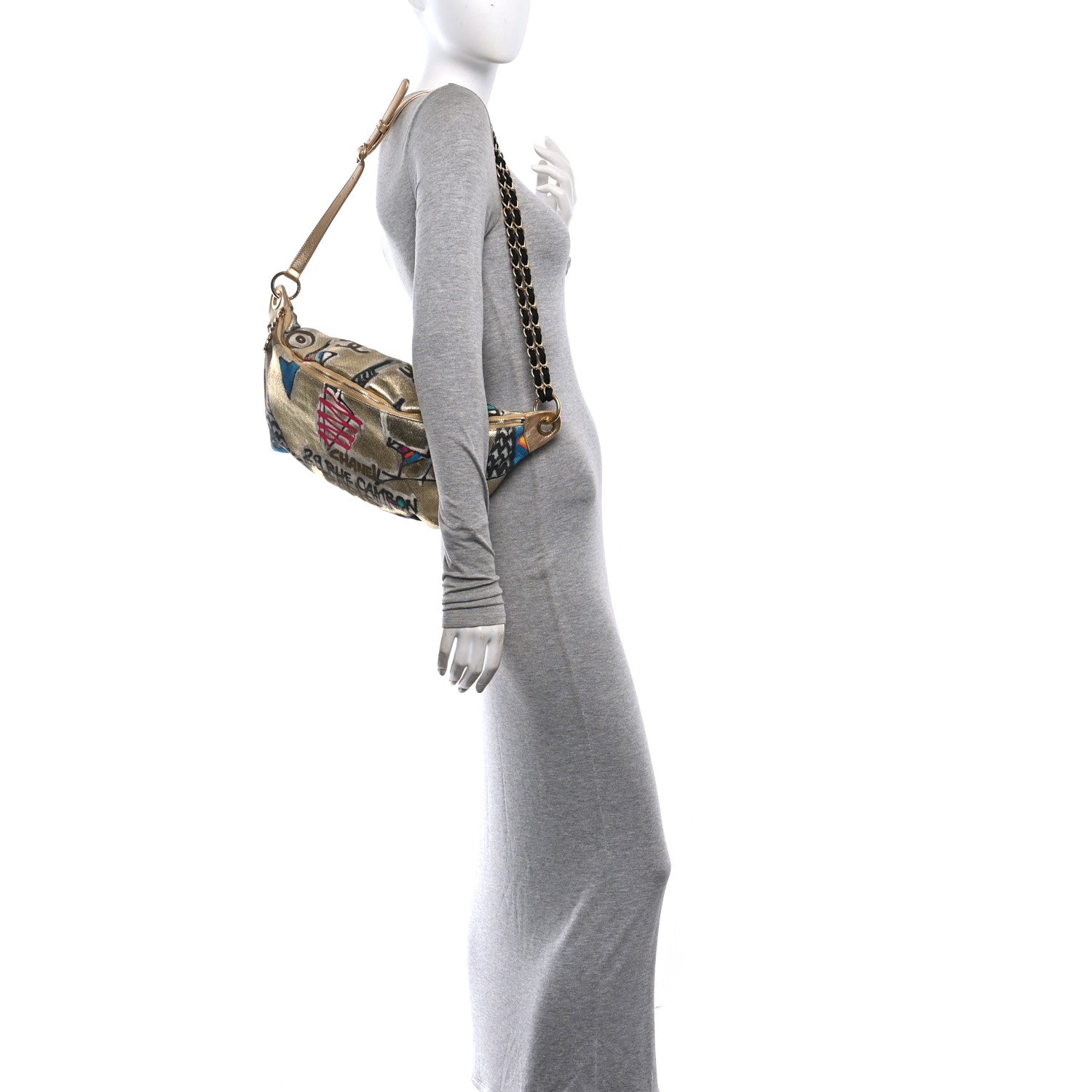 Chanel Graffiti Printed Canvas Street Spirit Waist Belt Bag Multicolor 2 of 10