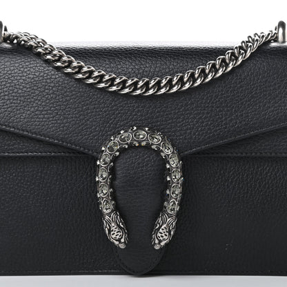 Gucci Pebbled Calfskin Small Dionysus Shoulder Bag Black 8 of 15
