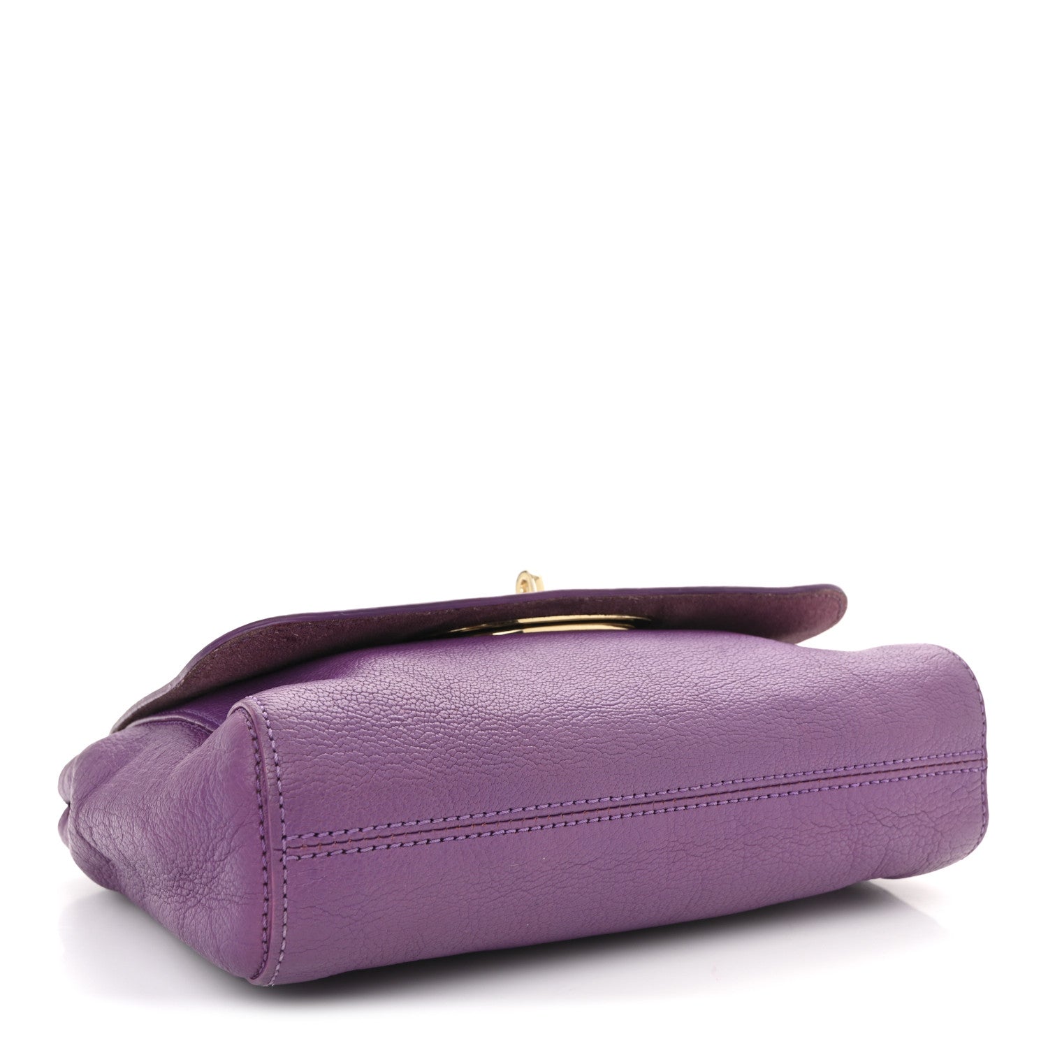 Mulberry Small Classic Grain Calfskin Small Lily Flap Heather 4 of 12