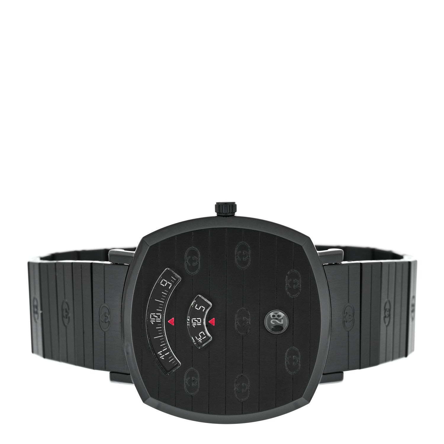 Gucci PVD Stainless Steel 38mm Grip Quartz Watch Black 2 of 5