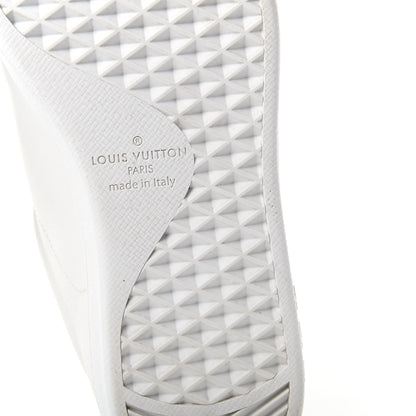 Louis Vuitton Mens Calfskin Monogram Luxembourg Sneakers 7.5 White 10 of 12