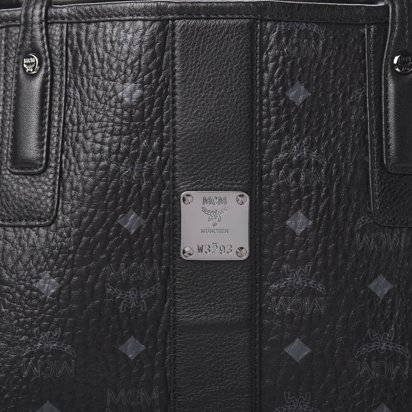 Visetos Large Liz Reversible Shopper Tote Black