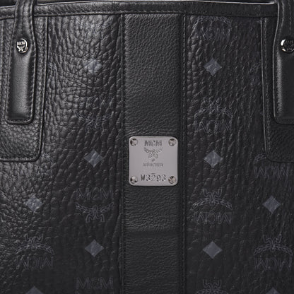 MCM Visetos Large Liz Reversible Shopper Tote Black 10 of 13