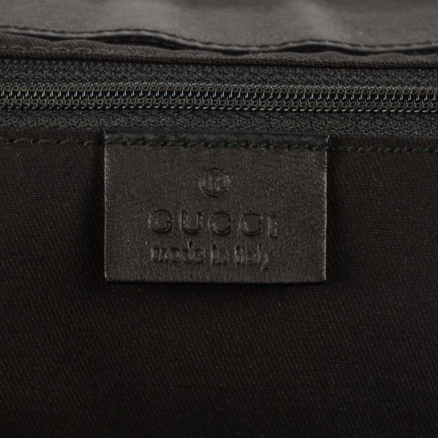 Monogram D Gold Large Shoulder Bag Black