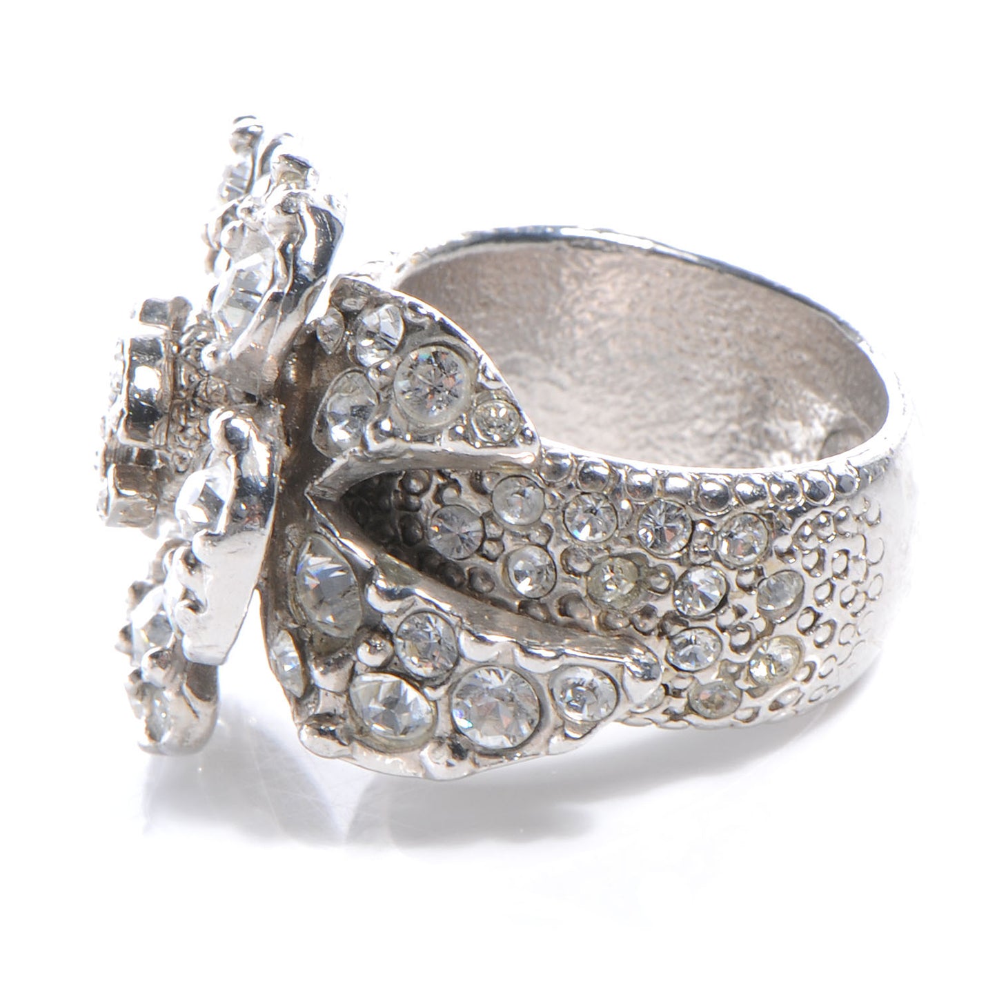 Swarovski Crystal Camellia Ring Size 7