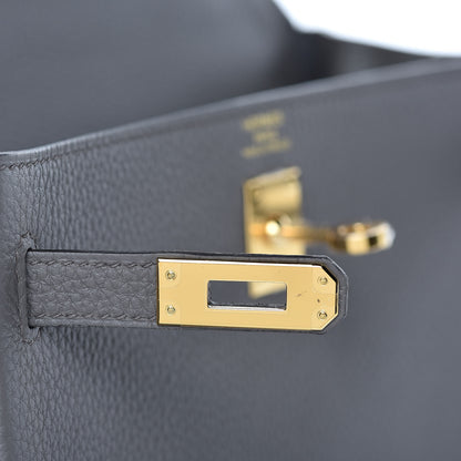 Hermes Togo Kelly Retourne 25 Etain 18 of 32