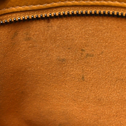 Celine Drummed Calfskin Nano Luggage Ocre 8 of 10