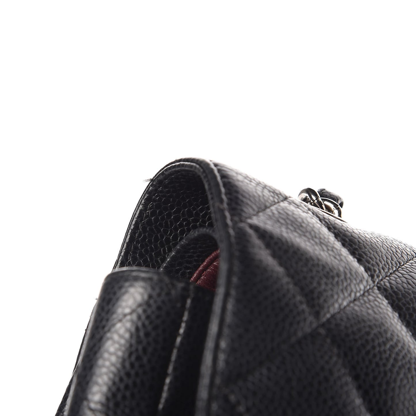 Caviar Quilted Maxi Double Flap Black