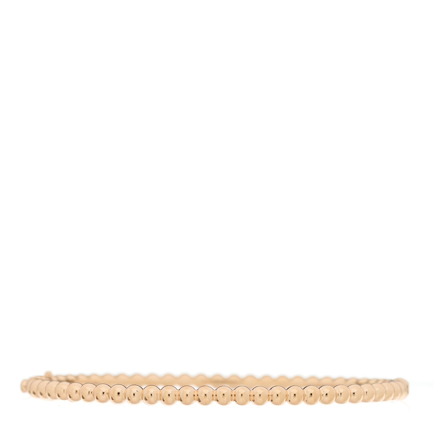 18K Rose Gold Perlee Pearls of Gold Bracelet L