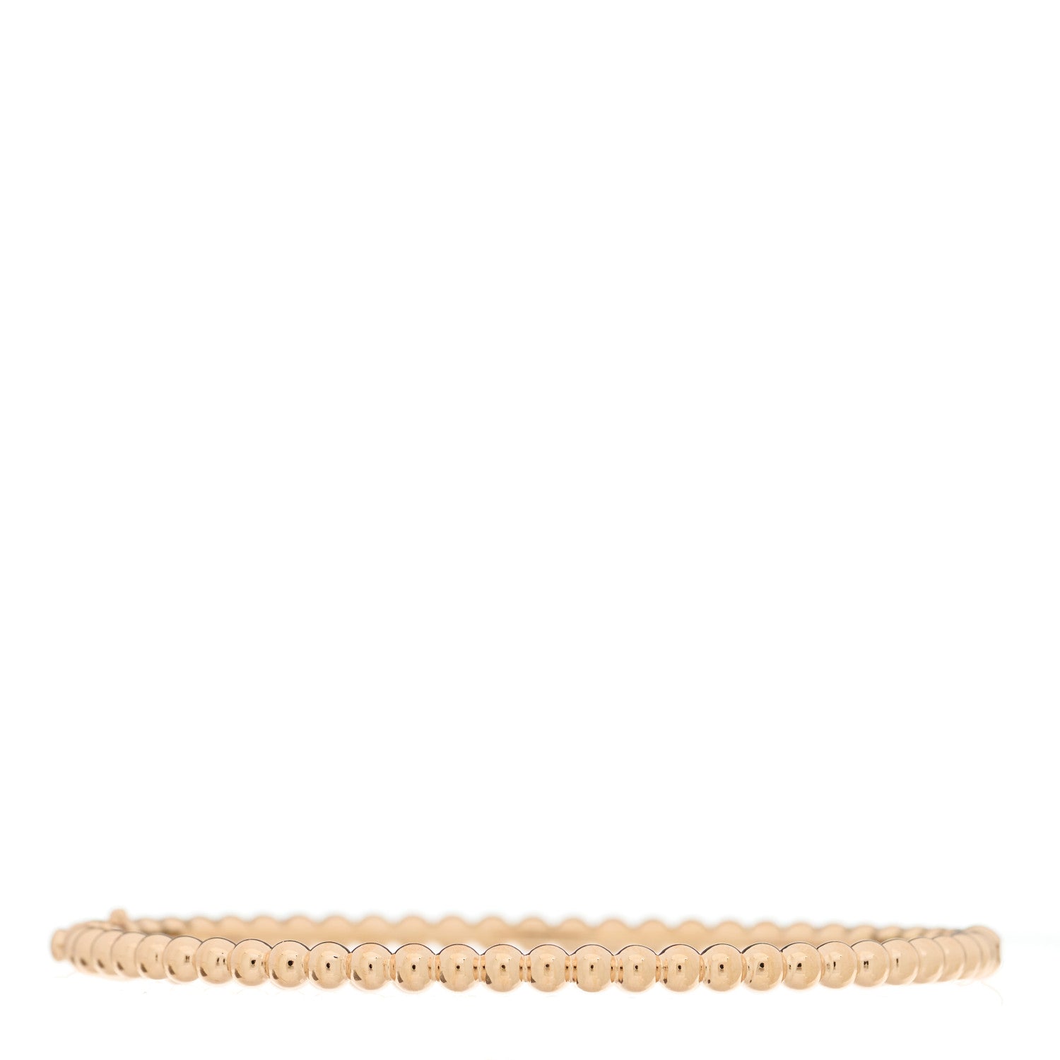 Van Cleef & Arpels 18K Rose Gold Perlee Pearls of Gold Bracelet L 2 of 3