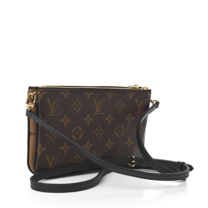 Louis Vuitton Reverse Monogram Giant Double Zip Pochette 2 of 10