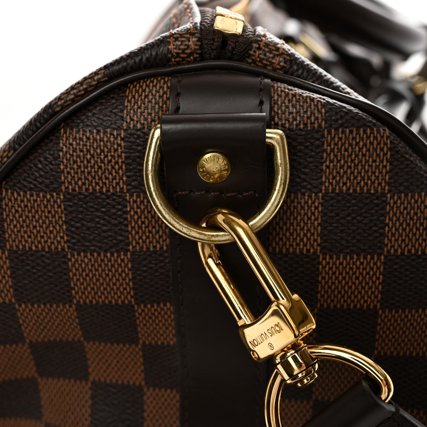 Louis Vuitton Damier Ebene Keepall Bandouliere 45 12 of 19