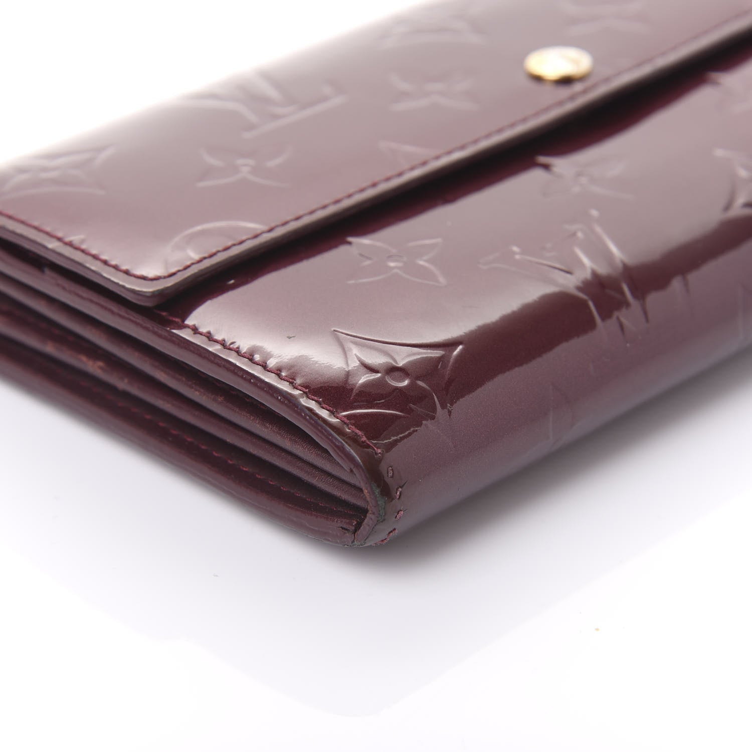 Louis Vuitton Vernis Sarah Wallet Rouge Fauviste 8 of 11