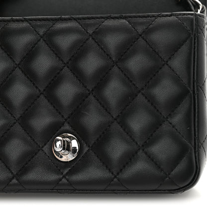 Chanel Lambskin Quilted Mini Square Flap Black 11 of 14