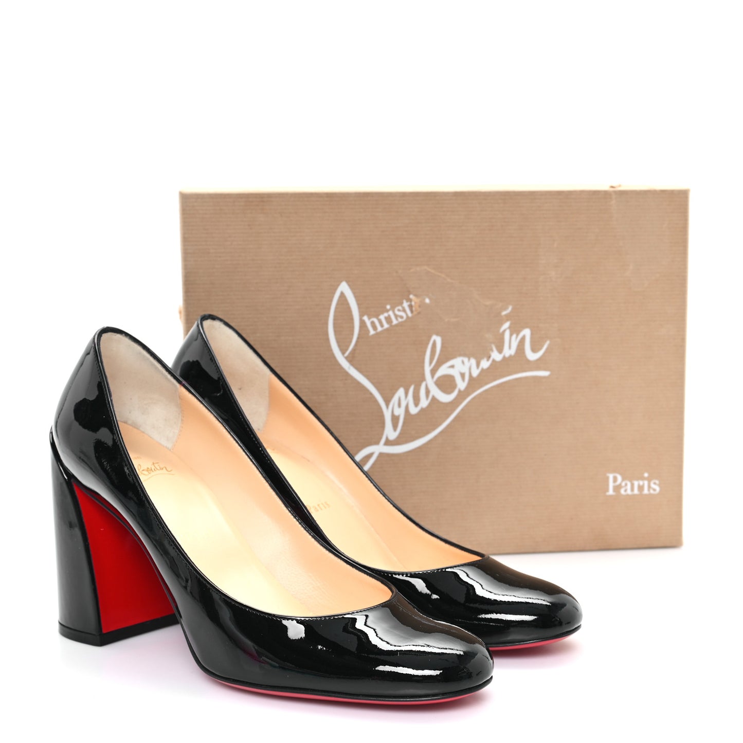 Patent Calfskin Miss Sab 85 Pumps 38.5 Black