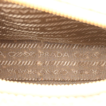Prada Yarn Raffia Effect Crochet Re-Edition 2005 Shoulder Bag Naturale 5 of 12