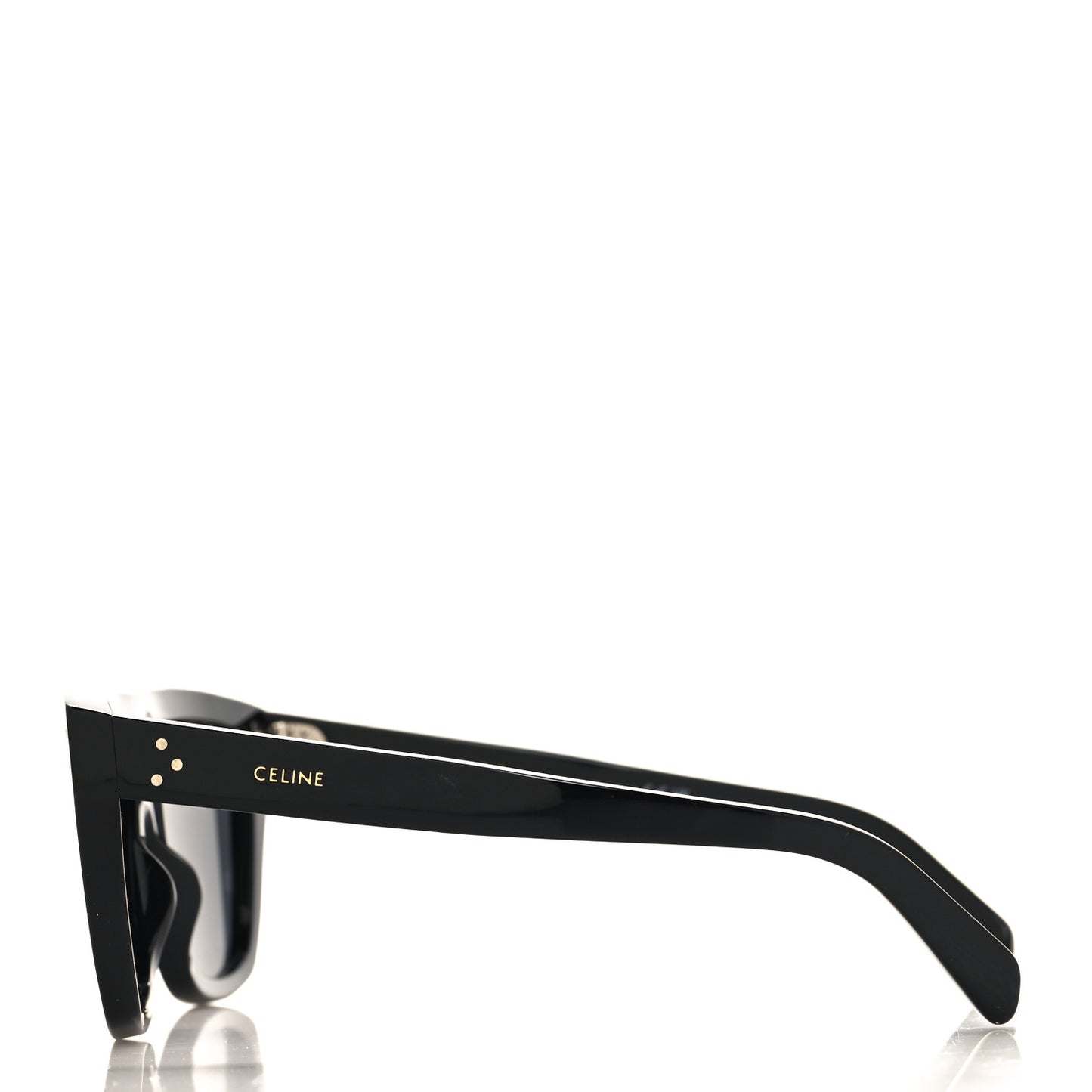 Acetate Square Sunglasses CL40256I Black