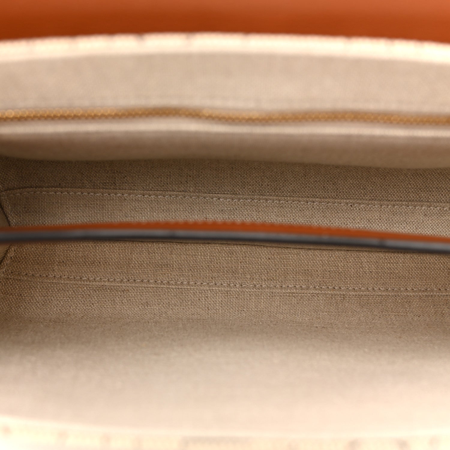 Celine Canvas Smooth Calfskin Teen 16 Crossbody Bag Natural Tan 5 of 13