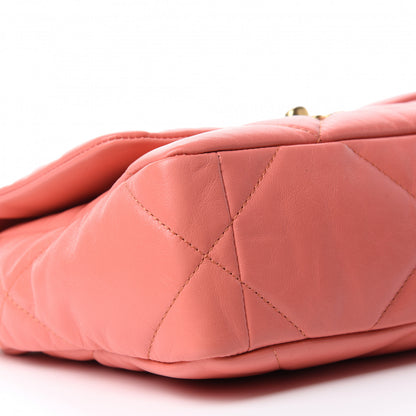 Chanel Goatskin Quilted Medium 19 Flap Pink 6 of 11