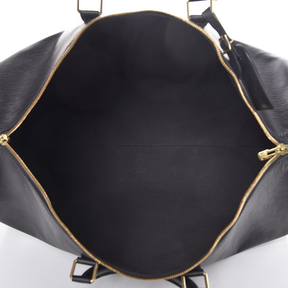 Louis Vuitton Epi Keepall 55 Black 5 of 7