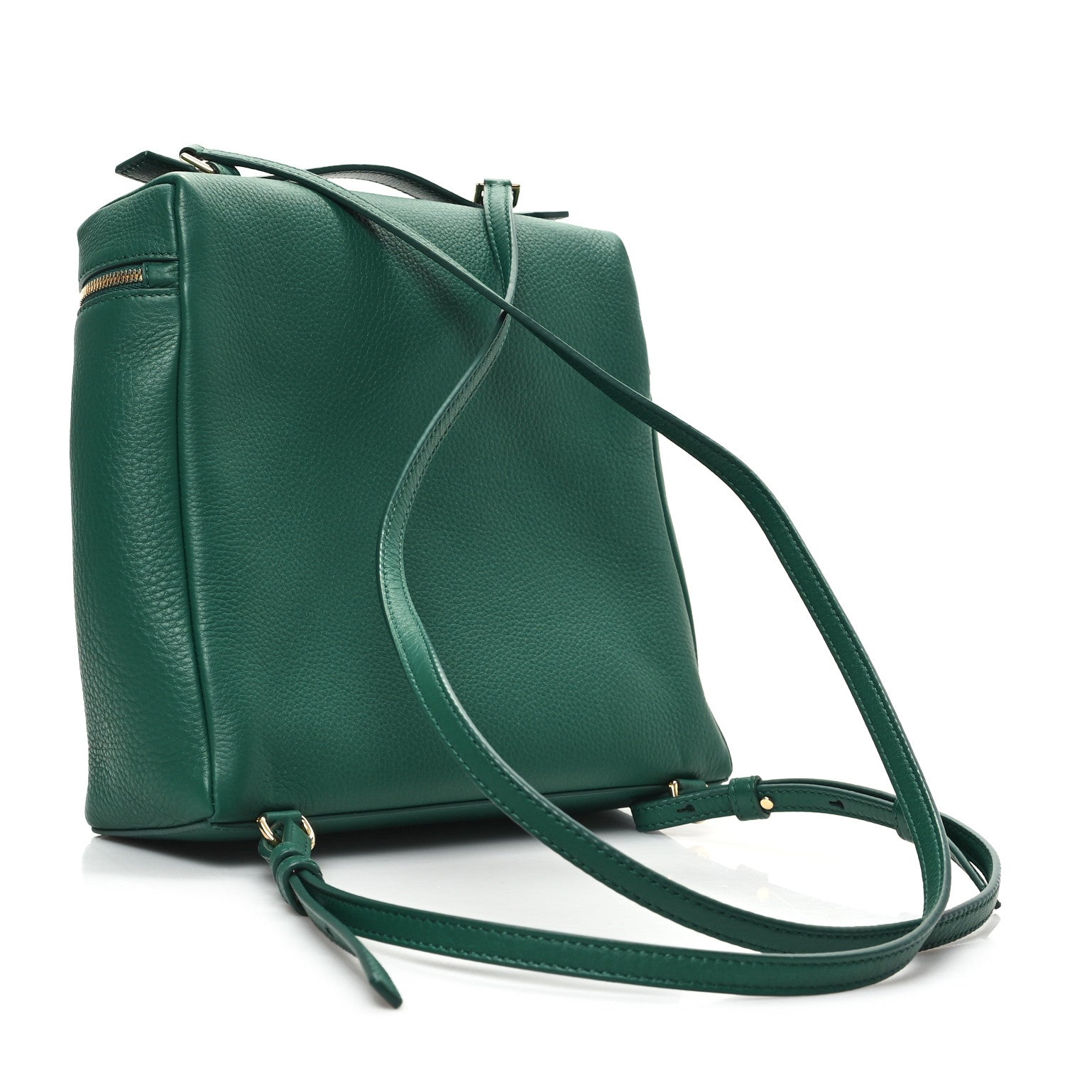 Loro Piana Grained Calfskin L23.5 Extra Pocket Backpack Forest Leaves 3 of 10
