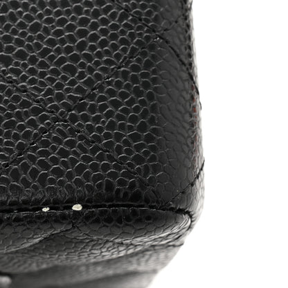 Chanel Caviar Quilted Small Double Flap Black 11 of 12